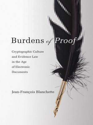 cover image of Burdens of Proof